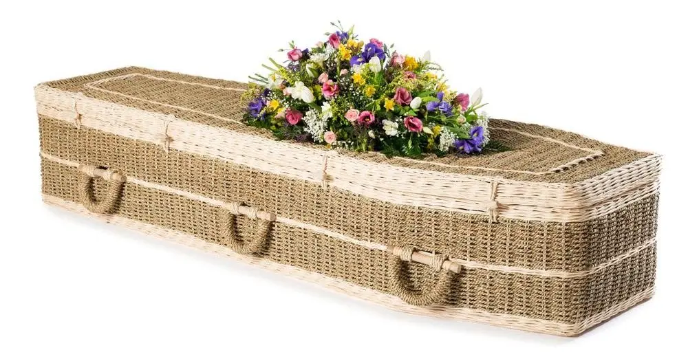 Wicker Coffin